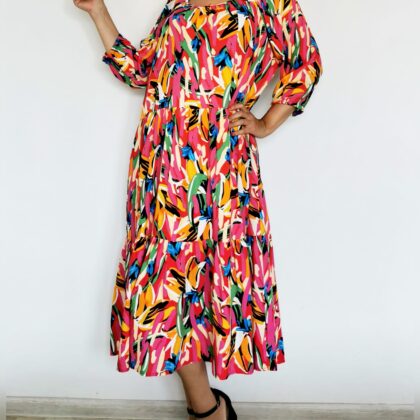 Rochie MIRELA abstract 02