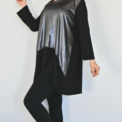 Bluza ALINA argintiu 05