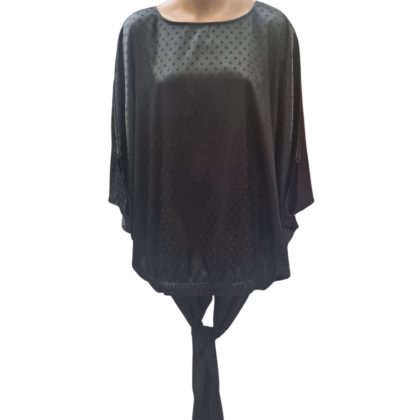 Bluză satin neagra