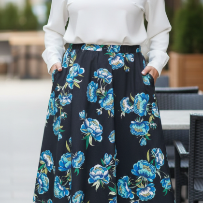 Fustă Mirela floral A2