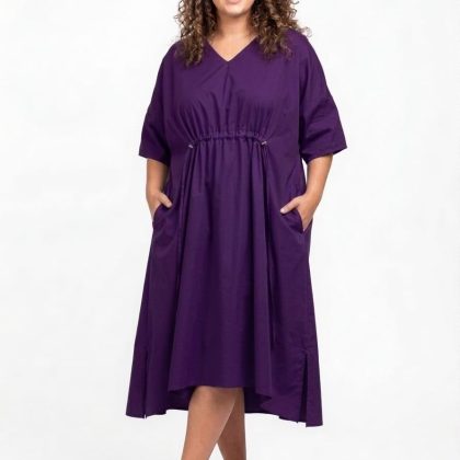 Rochie MIRELA poplin mov
