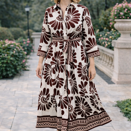 Rochie GETA alb-maro FT111