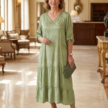 Rochie SANDA verde MT2