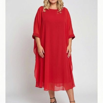 Rochie MIRELA din voal rosie