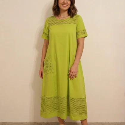 Rochie bumbac fistic R1