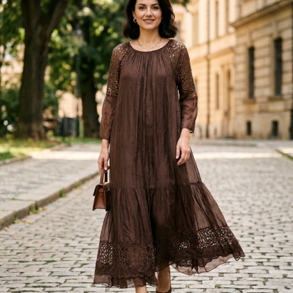 Rochie matase IOANA maro