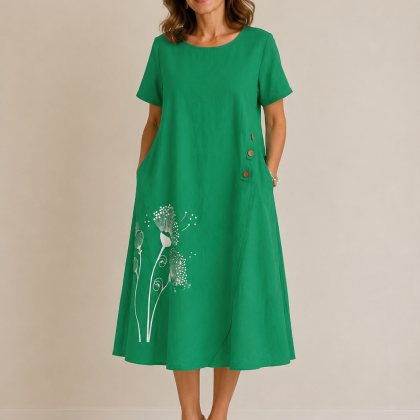 Rochie STELA verde 01