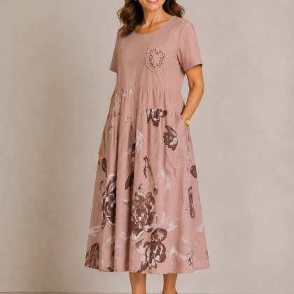 Rochie STELA roz M1