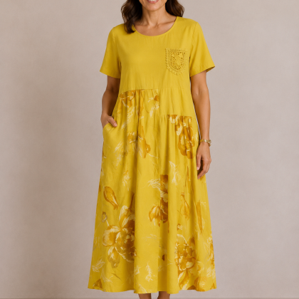 Rochie STELA galbena M1