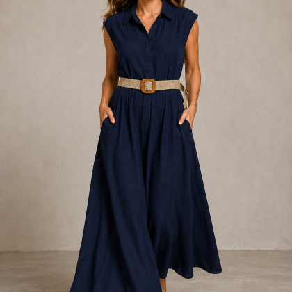 Rochie ALEXANDRA bleumarin