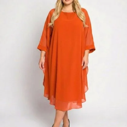 Rochie MIRELA voal corai