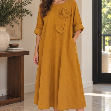 Rochie lunga raiat IRINA D5