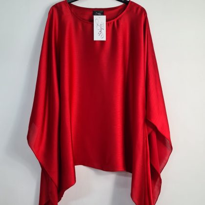 Bluza ALEXIA voal peliculizat rosie